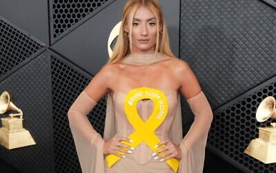 Montana Tucker arrives at the 66th annual Grammy Awards on Sunday, Feb. 4, 2024, in Los Angeles. (Photo by Jordan Strauss/Invision/AP)