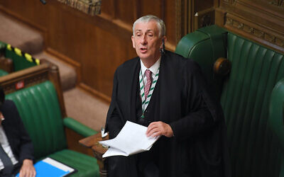 House of Commons Speaker Sir Lindsay Hoyle MP