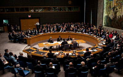 United Nations Security Council meeting. (Wikipedia/Source	The Official White House Photostream. 
Author	:White House (Pete Souza) / Maison Blanche (Pete Souza))