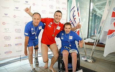 British and Israeli participants at the inaugural Veterans Games.