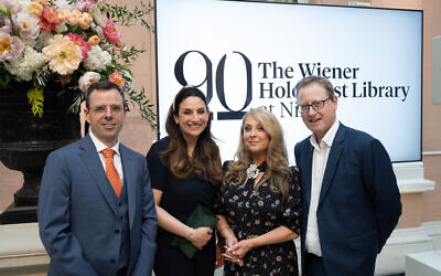 Dr Toby Simpson, Luciana Berger, Tracy Ann Oberman, Jonathan Freedland (C) Blake Ezra Photography 2024