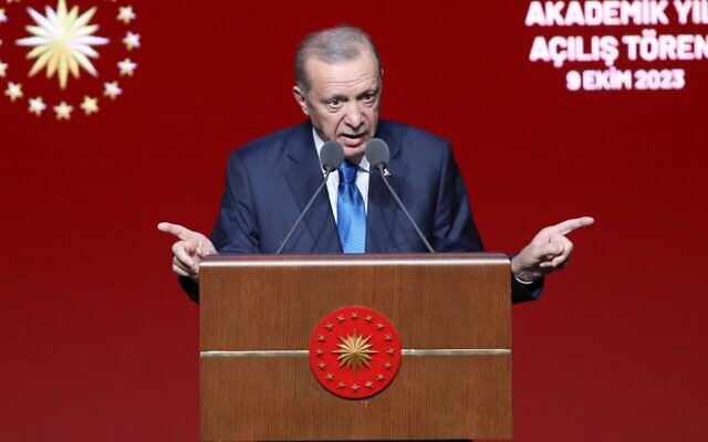 Turkish President Recep Tayyip Erdoğan