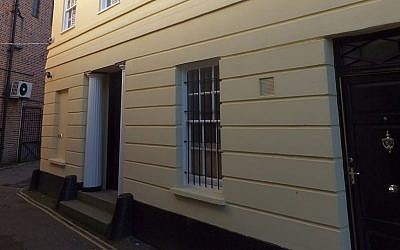 The outside of Exeter's old synagogue building