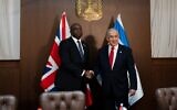 David Lammy meets Benjamin Netanyahu