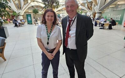 New APPG chair Joani Reid MP with Lord Mann