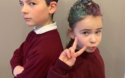 Jack and Summer at Mad Hair Day