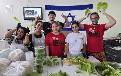 Naomi Frankel volunteered with Masa at Beit Rafael soup kitchen in Eilat