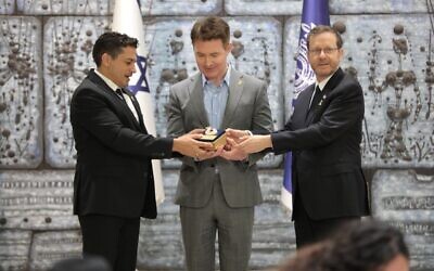 Douglas Murray wins award in Israel. Courtesy: Douglas Murray/X