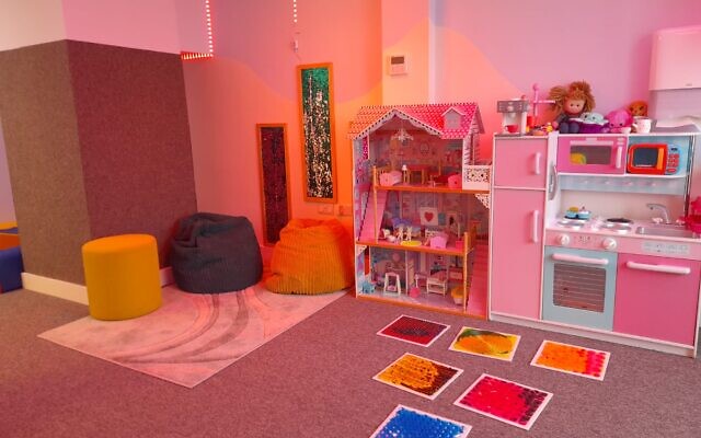 A sensory contact room at the new centre