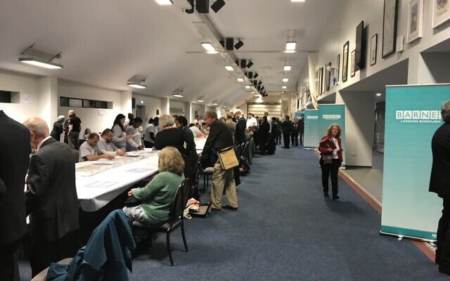 Votes being counted in Barnet