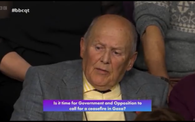 “There is a talk about clearing Hamas out of Gaza. Isn’t that a little bit like the Final Solution?”